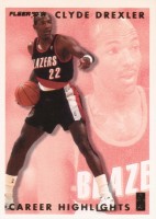 1993-94 Fleer Clyde Drexler Career Highlights #1 Clyde Drexler