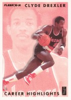 1993-94 Fleer Clyde Drexler Career Highlights #4 Clyde Drexler