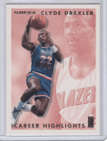 1993-94 Fleer Clyde Drexler Career Highlights #12 Clyde Drexler