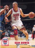 1993-94 Hoops #138 Sam Bowie