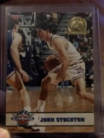 1993-94 Hoops Fifth Anniversary Gold #280 John Stockton AS
