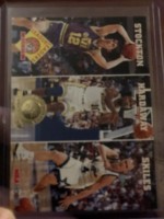 1993-94 Hoops Fifth Anniversary Gold #286 John Stockton/Tim Hardaway/Scott Skiles LL
