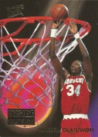 1993-94 Ultra Inside/ Outside #6 Hakeem Olajuwon