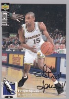 1994-95 Collector's Choice Silver Signature #15 Latrell Sprewell