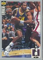 1994-95 Collector's Choice Silver Signature #32 Karl Malone