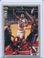 1994-95 Collector's Choice Silver Signature #80 B.J. Armstrong