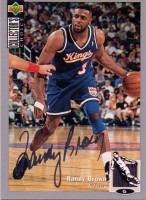 1994-95 Collector's Choice Silver Signature #95 Randy Brown