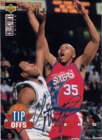 1994-95 Collector's Choice Silver Signature #185 Clarence Weatherspoon