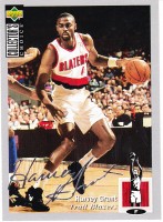 1994-95 Collector's Choice Silver Signature #344 Harvey Grant