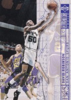 1994-95 Collector's Choice Silver Signature #395 David Robinson BP