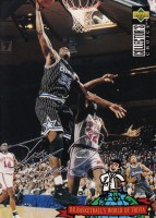 1994-95 Collector's Choice Silver Signature #400 Shaquille O'Neal TRIV