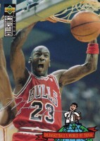 1994-95 Collector's Choice Silver Signature #402 Michael Jordan TRIV