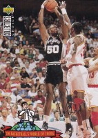 1994-95 Collector's Choice Silver Signature #403 David Robinson TRIV