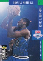 1994-95 Collector's Choice Silver Signature #410 Donyell Marshall DC