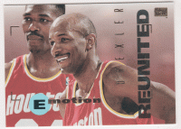 1994-95 Emotion #36 Clyde Drexler W/ Hakeem
