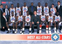 1994-95 Hoops #251 West Team/Charles Barkley/Clyde Drexler/Kevin Johnson/Shawn Kemp/Karl Malone/Danny Manning/Hakeem Olajuwon/Gary Payton/Mitch Richmond/Clifford Robinson/David Robinson/Latrell Sprewell/John Stockton