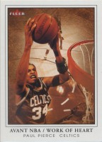 2003-04 Fleer Avant Work Of Heart #13 Paul Pierce