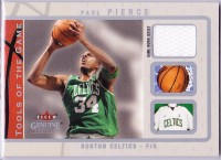 2003-04 Fleer Genuine Insider Tools Of The Game Game Used #5 Paul Pierce