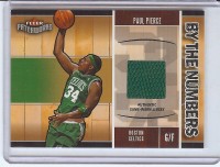 2003-04 Fleer Patchworks By The Numbers Jerseys #PP Paul Pierce