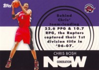2007-08 Topps Generation Now #GN4 Chris Bosh