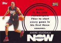 2007-08 Topps Generation Now #GN9 Andre Iguodala