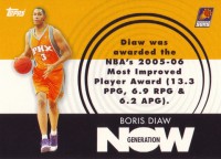 2007-08 Topps Generation Now #GN25 Boris Diaw