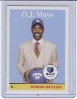2008-09 Topps 1958-59 Variations #198 O.J. Mayo