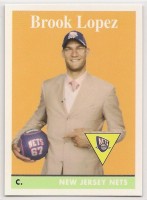2008-09 Topps 1958-59 Variations #205 Brook Lopez