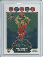 2008-09 Topps Chrome #181 Derrick Rose