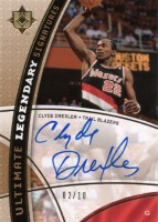 2008-09 Ultimate Collection Legendary Signatures #LSCD Clyde Drexler