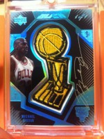 2007-08 UD Black Trophy Autographs White #JO Michael Jordan