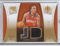 2007-08 Ultimate Collection Materials Rookies Gold #JD Jared Dudley