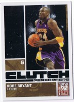 2009-10 Donruss Elite Clutch Performers Gold #5 Kobe Bryant