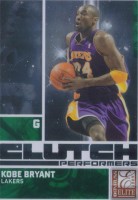 2009-10 Donruss Elite Clutch Performers Green #5 Kobe Bryant