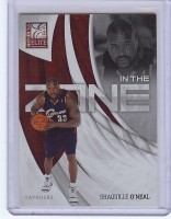 2009-10 Donruss Elite In The Zone Red #1 Shaquille O'Neal