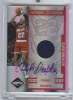 2009-10 Limited Retired Numbers Materials Signatures #8 Clyde Drexler