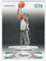 2009-10 Prestige Bonus Shots Green #203 James Harden