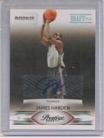 2009-10 Prestige Draft Picks Light Blue Autographs #203 James Harden