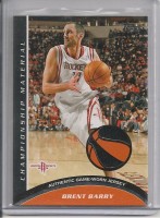 2009-10 Topps Championship Materials #CMBB Brent Barry