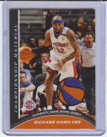 2009-10 Topps Championship Materials #CMRH Richard Hamilton