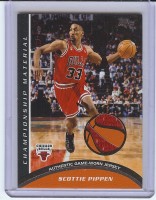 2009-10 Topps Championship Materials #CMSP Scottie Pippen