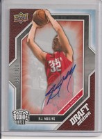 2009-10 Upper Deck Draft Edition Autographs #10 B.J. Mullens