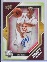 2009-10 Upper Deck Draft Edition Autographs Green #40 James Harden