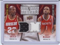 2009-10 Upper Deck Game Materials Dual #DGMD Clyde Drexler/ Tracy McGrady