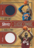 2009-10 Classics Classic Combos Jerseys #2 LeBron James/ Shaquille O'Neal