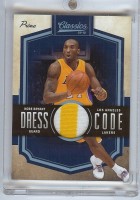 2009-10 Classics Dress Code Jerseys Prime #17 Kobe Bryant