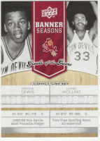 2009-10 Greats Of The Game #135 Freddie Lewis/ Lionel Hollins