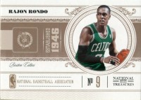 2010-11 Playoff National Treasures #7 Rajon Rondo