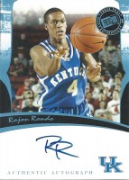 2006 Press Pass Autographs #80 Rajon Rondo Blue/ Red