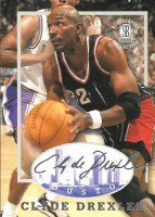1997-98 Score Board Autographed Collection #22 Clyde Drexler